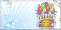 cake and balloons